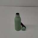 BJPKPK Insulated Water Bottles, 18 oz Stainless Steel Metal Water Bottle with Strap, BPA Free Leak Proof Jugs, Mugs, Flasks, Reusable Thermal Flasks for Sports & Travel, Macaron Green