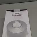 Electric Garlic Chopper, 350ML Glass Bowl Mini Food Processor, Portable Veggie Chopper Onion Garlic Grinder, Wireless Blender for Ginger, Chili, Fruit, Meat, Etc