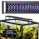 SEAOURA 24/7 LED Aquarium Light for 24-30 Inch Fish Tank, Auto On Off with Timer, 9 Colors, Adjustable Brightness, Daylight & Moonlight Mode, Full Spectrum Fish Tank Light for Plants