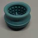 Dog Enrichment Treat Toy, Long-Lasting Wobbly Interactive Freeze Lick Toys for Dogs, Stuffable Puzzle Feeder Toy for Boredom, Silicone Treat Dispensing Chew Toy (Teal Blue, M)