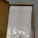 Hypoallergenic Protector Cover Pillowcases - 21 x 55 Inches, Body Size, White, Pillows Not Included