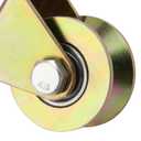 LEXININ 15 Pack 2 Inch V Groove Wheel, V Type Groove Wheels Pulley, Rigid Casters for Swing Sliding Gate