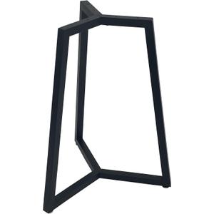 Round Metal Coffee Table Legs,28 Inch Black Iron Dining Table Base Only,Large Circle End Table Legs
