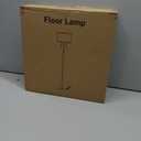 Luvkczc Floor Lamp, 62" Standing Lamp Tall Lamp with Fabric Lampshade&Pull Chain Corner Floor Lamps for Living Room, Bedroom,Office, Wood Grain 2 Bulb Socket