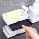 Simple rotatable Multilayer Drain soap Box Bathroom Kitchen Sink Shelf Non-Punching Sponge Shelf Cup Toiletries Shelf