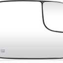 Passenger Right Side View Heated Mirror Glass for Dodge Ram 1500 2500 3500 2005-2008, Replaces 5161010AA, 5191036AA, CH132512