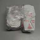 15 Count 16 oz Pagoda Wire Handle Chinese Takeout Box