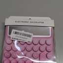 Gradient Pink Calculator, Big Button Calculator with Large LCD Display, Hot Pink Office Desk Accessory for Offices, Schools, Homes and Businesses