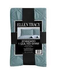 Ellen Tracy Quilt Standard Sham Green