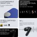 CMF Buds Pro 2 Wireless Earbuds with Smart Dial, 50dB Hybrid Noise Cancelling Earbuds Wireless Bluetooth 5.3, 11mm Bass with LDAC, 6 Hi-Res Audio Mics, 43H Playtime, Fast Charging Case, Blue