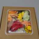 TINGE TIME Fake Flowers Artificial Flowers Peonies Bulbous Chrysanthemum Daisy Hydrangea Sunflower Violets Dahlia Daffodils Epiphyllum Orchid Cherry Blossom Camellia Leyaron (Rainbow Colorful)