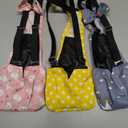 BestParts 3pcs Adjustable Cloth Diaper Wearable Poultry Waterproof Reusable Diapers for Farm Pet Goose/Duck/Chicken Sliding Version (Yellow+Gray+Pink, L(4.37-11pounds))