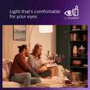 PHILIPS LED 60W A19 8-Pack Ultra Definition Daylight (5000K) 800 Lumen (8W = 60W) Dimmable Frosted Flicker-Free Light Bulbs