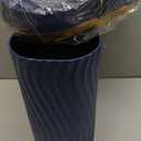 steo spce Bathroom Small Can with Automatic Touchless Lid, 2.6 Gallon Smart Garbage Can Narrow Waterproof Bin for Bedroom, Office, Living Room (Dark Blue)