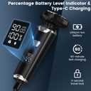 Electric Shaver Razor for Men: Wet/Dry Rotary Shaver with Upgraded Curved Razor Foil