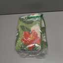 Bath Mat, Flower Pattern Bath Mats for Bathroom, Non-Slip, Machine Washable, Fit Under Door, Absorbent Bath Rugs, Shower Outside, Home Decor Accessories. (16"x24") (Red Flowers and Green Leaves)