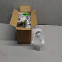 Plastic Juice Bottles with Caps 10pcs 12oz, Reusable Juice Containers with Tamper Proof Lids Black, Clear Bottles for Juicing, Milk, Smoothie Bottle, Drinking with 10Pcs Labels & Bottle Brush