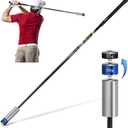 Golf Swing Trainer Aid for Indoor Practice Speed Training, Warm up Stick Improved Rhythm, Grip, Flexibility, Balance, Tempo and Strength with 2 Adjustable Weights