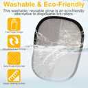 4 x 2026 Upgraded Pet Hair Removal Gloves for Cats & Dogs for Pet Owners, Efficient Grooming Tool for Shedding, Reusable