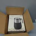 Tchibo Induction Milk Frother, 16.9 oz Capacity - Electric Coffee Frother for Hot and Cold Milk Froth - with Touch Button and Automatic Switch-off Function, Dishwasher-safe