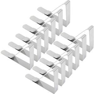 Tablecloth Clips, Set of 12 Extra Large Table Cover Cloth Clamps for Home Party & Picnic(Up to 2.7")