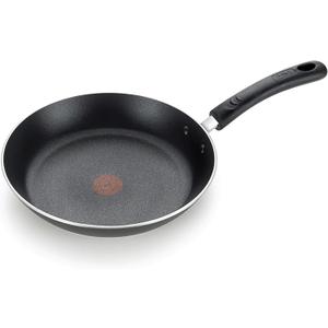 T-Fal Experience Nonstick Fry Pan 12.5 Inch, Induction, Oven Broiler Safe 400F, Non Stick Frying Pan, Skillet, Kitchen Egg Pan, Omelet Pan, Cookware, Pots and Pans, Home, Dishwasher Safe, Black, 1 Pack