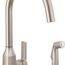 Peerless Ezra Single-Handle Kitchen Sink Faucet with Side Sprayer, Stainless P199152LF-SS