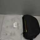 Nylon Crossbody Bags Bum Bag for Women Large Sling Bag Purse with Adjustable Strap（Black）