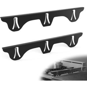 Stainless Steel Stove Gap Covers, 316 Stainless Steel Stove/Oven/Range Gap Filler, 25.4" Kitchen Stove Side Gap Guard Fill Between Stovetop and Counter, Heat Resistant, Non-Stick, Black(2 PCS)