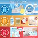 Sneaker Cleaning Kit, Multi Purpose Sneaker Cleaner White Shoe Cleaner Kit, Complete Shoe Care Set with Sneaker Cleaning Cream, Powerfully Shoe Stain Remover, 12 Shoe Wipes, Towel and more