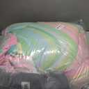 Bodhi Girls Comforter Full Size Colorful Tie Dye Comforter Teen Girl Pink Bedding Set Watercolor Pastel Pink Comforter Set Blue Purple Bedding Set Bright Girly Tie Dye Bedding (Marbling Xk7)