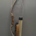 Kids Bow and Arrow Set, 32 Inch Archery Set Handmade Wooden Toy Bow and Arrow for Kids 4-6 8-12, Cosplay Game Costume Prop Play, 1 Bows 1 Quivers and 10 Wood Arrows, Gifts for Youth Boys & Girls (Black)