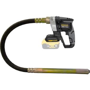 IRONFACE 20V Cordless Concrete Vibrating Tool, with 3.8ft Shaft Rod, Brushless Motor, Compatible with Dewalt 20V Batteries (Tool Only) (for DW)