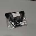 Snwquik 3 PCS Cat Ears Headband with Tail and Bell Choker,Cat Costumes Accessories for Adults Women Halloween Dress Up Party Set (Black)