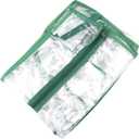 UWIOFF 4-Tier Greenhouse Replacement Cover Clear PVC Greenhouse Cover with Roll-Up Zipper Door - 27" L x 19" W x 63" H