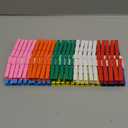 100 Pcs Colored Clothes Pins Wooden, Colored Clothespins for Crafts 2.9 Inch, Clothing Pins for Hanging Classroom