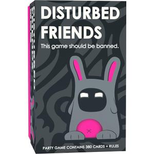 Disturbed Friends Party Game - Find Out Who Your Friends are! Hilarious Card Game for Adults for White Elephant Parties, Stocking Stuffers and Board Games Night with Your Friends