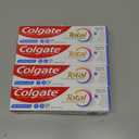 Colgate Total Whitening Toothpaste Paste, 5.1 oz, 4 Pack, Fluoride, Antibacterial, for Plaque, Gingivitis, Sensitivity, Stain Removal, Clinically Proven, Mint, Teeth Whitening, Stannous Fluoride