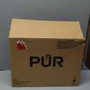 PUR PLUS 30-Cup Water Filter Dispenser with 1 Lead-Reducing PUR PLUS Filter, Dishwasher Safe, Powerful Filtration, Large Capacity with Slim, Space-Saving Design, White (DS1811Z)