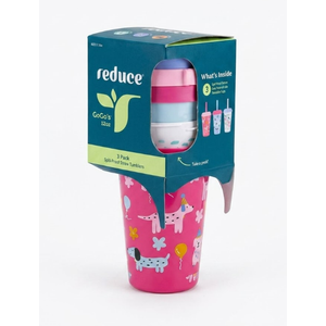 Reduce Tumblers 3PK Serendipity 12OZ, Pink