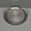 Baderke 1 Set 11.8" Chilled Serving Tray for Parties with Compartments Ice Chilled Party Platter Charcuterie Serving Board Cold Dish Dip for Fruit Seafood Vegetable Shrimp Cocktail (Natural)