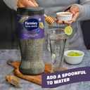 Farmley Chia Seeds | 2.20 lbs, 35.26 oz | Premium Raw Chia Seeds, Natural Whole Raw Black Superfood, Plant Based Protein, Chia Seed with High Source of Fiber Including Omega 3, Vegan (Pack of 1) (EXP 01/15/26)