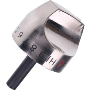 IEQFUE Stainless Steel Burner Control Knobs WB03K10265 WB03K10242 AP4363671 1473247 EAP2339711 PS2339711 Compatible with GE C2S980SEM1SS C2S980SEM2SS C2S980SEM3SS CGS985SET5SS