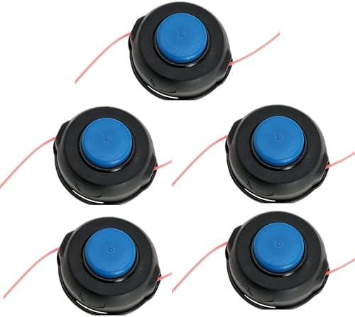 Nayciiy T25 Tap Advance Trimmer Head Replace 966674401 537338306 537338310 for Husqvarna 128L 128R 128RJ 122C 124L 125C 125L 128LD 223R 223L 322C 323C 325C 325CX 5PC