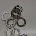 JessLab Spiral Hair Ties for Women, 10-Pack Traceless No-Damage Ponytail Holders, Coils Hair Bands for Girls, Assorted Colors (Multi)