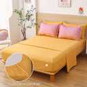 Menghomeus Girls Comforter Set Queen Size 7 Pieces Bed in A Bag Ombre Rainbow Bedding Set Dandelion Butterfly Print Kids Bedding Collections