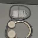 LORELEI Q60 Wireless Bluetooth On-Ear Headphones Lightweight Built-in Micphone, 40 Hours Up Battery Life, Bass Mode, Memory Earmuffs (Starlight)