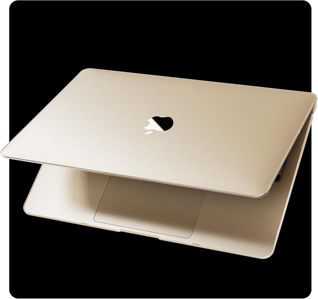 for MacBook Air 15 inch Case M4 2025 2024 2023 M3 M2 [100% Match Official Color] [Ultra Thin Armor] Hard Shell Laptop Cover A3241 A3114 A2941 - Starlight Clear