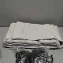 Birch Extra Wide 70 Inch Total 140" Blackout Crtains for Living Room 2 Panels Set, Farmhouse Thick Linen Blend Room Darkening Window Drapes with Rod Pocket Thermal Pleated Curtain(70"W x 102"L)