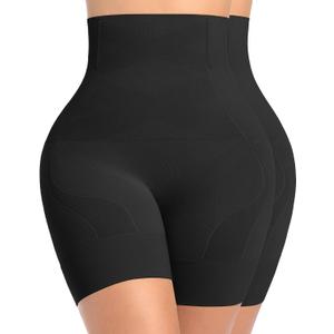 Tummy Control Shapewear for Women Seamless High Waist Shaper Shorts Butt Lifting Thighs Slimmer for Under Dress (Black, L)
